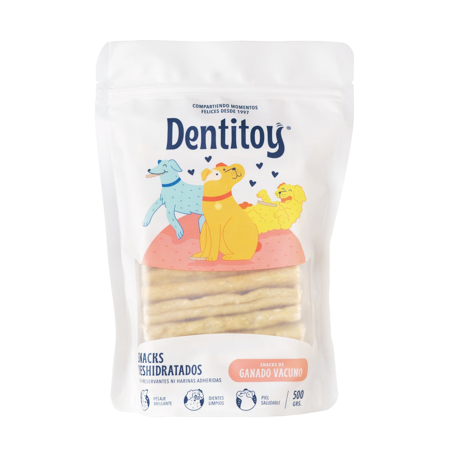 SNACKS DE VACUNO DENTITOY BOLSA 500G
