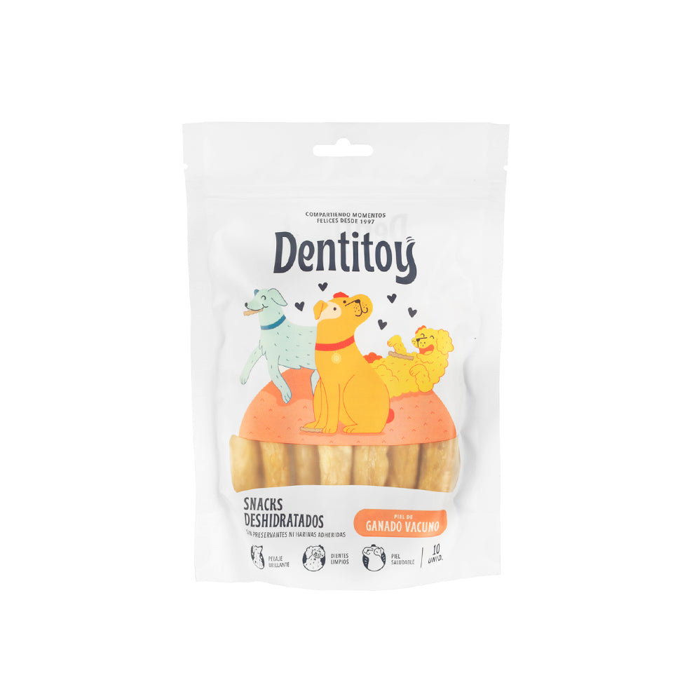 SNACKS DE VACUNO DENTITOY BOLSA 10 UNID