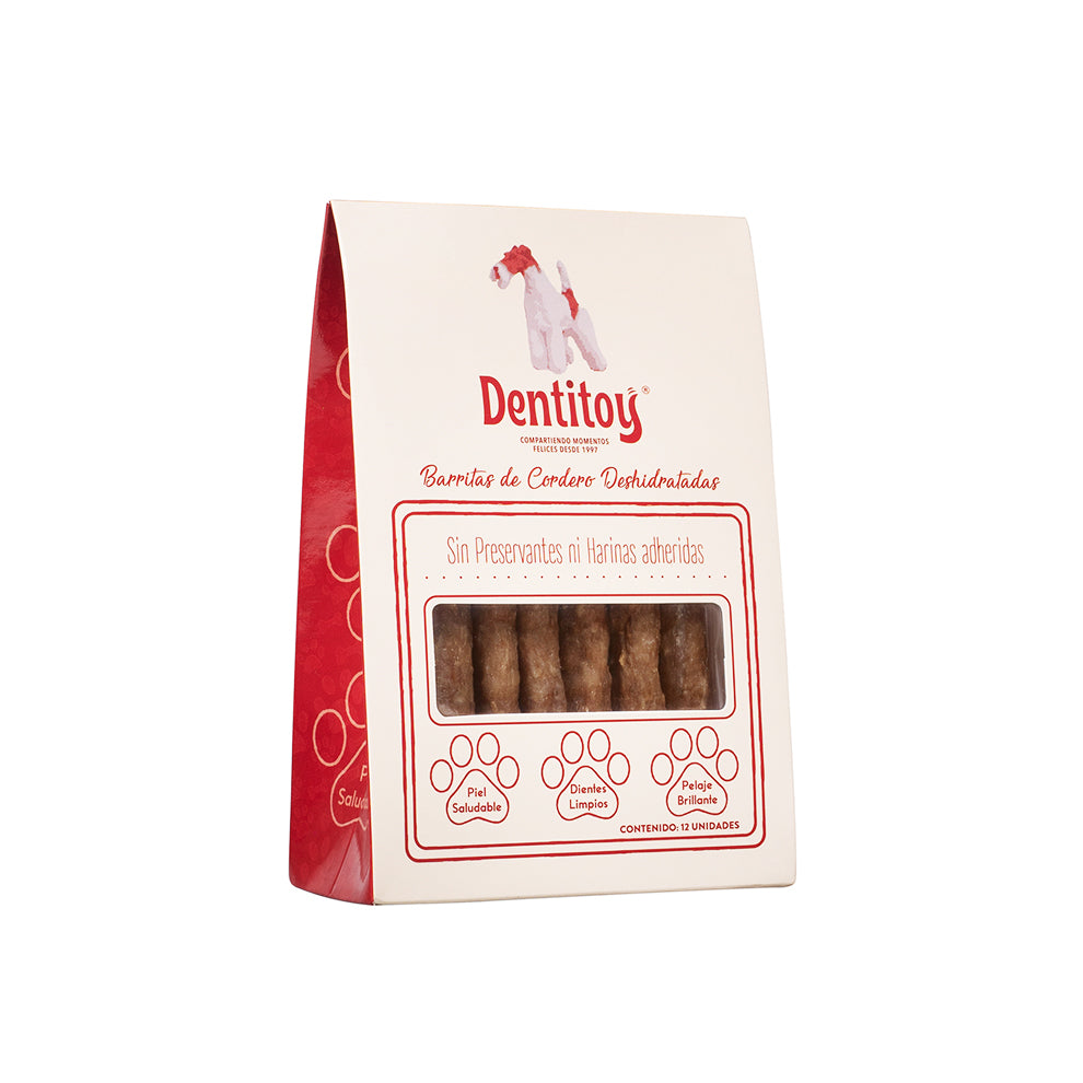 BARRITAS DE CORDERO DENTITOY CAJITA 12 UNID