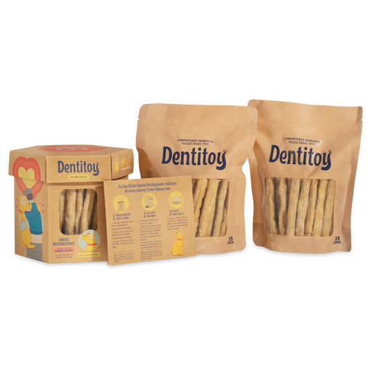 DENTIBOX DE VACUNO DENTITOY CAJA 50 UNID PACK X 3