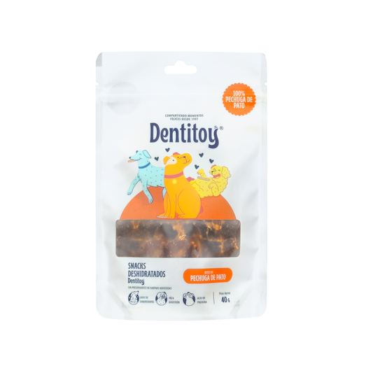 BITES DE PECHUGA DE PATO DENTITOY BOLSA 40G