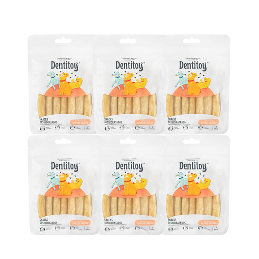 SNACKS DE VACUNO DENTITOY BOLSA 7 UNID PACK X 6