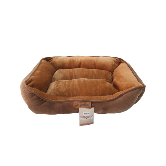 CAMA PUFF MILOU MARRÓN TALLA XL