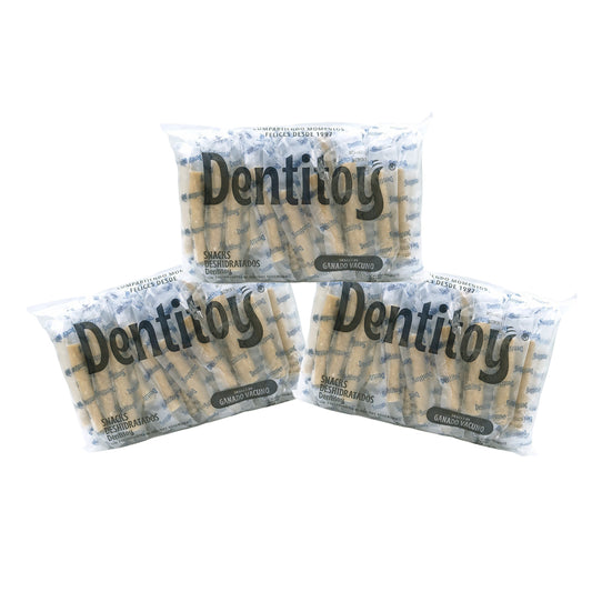 SNACKS DE VACUNO DENTITOY 40 UNID PACK X 3
